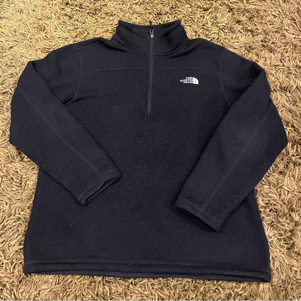 Dark Blue North Face Sweater